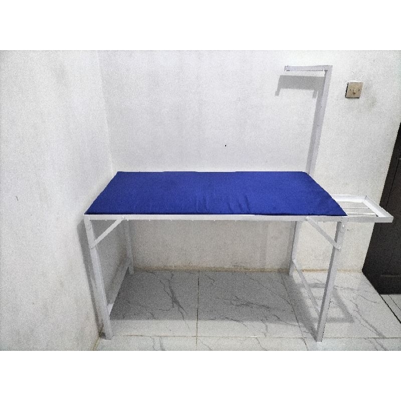 Meja Setrika Uap Laundry Lengkap dengan alas busanya