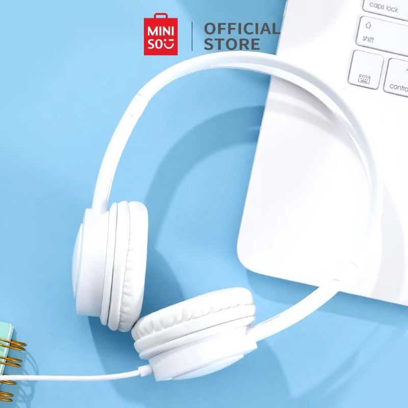 HEADSET MINISO PUTIH