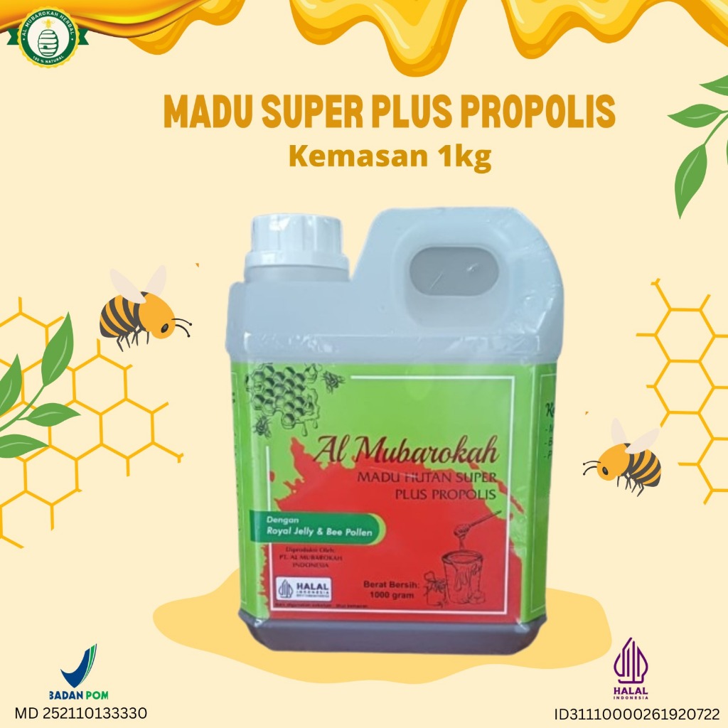 

AL MUBAROKAH - Madu Super Al Mubarokah Kemasan 1kg
