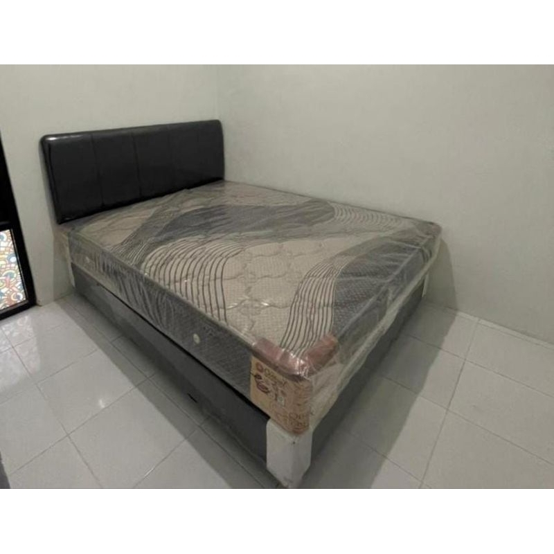 Set Central premier kasur spring bed divan sandaran top brand 120 160 180 x 200
