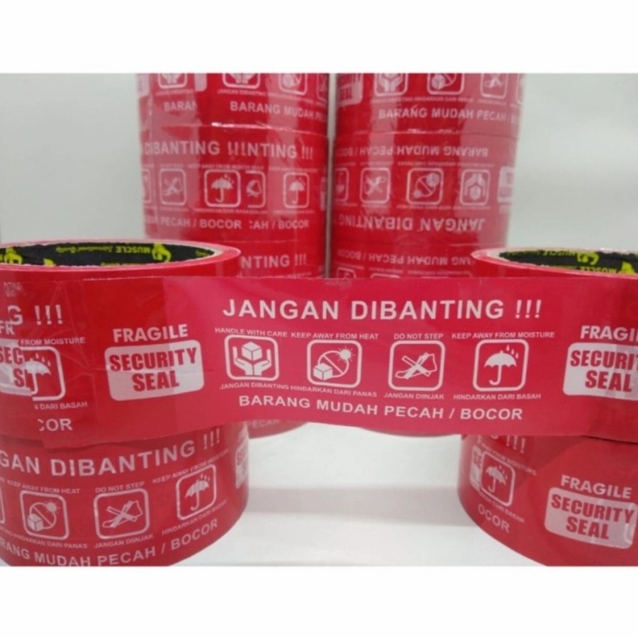 

Lakban Fragile Merah 100 yard