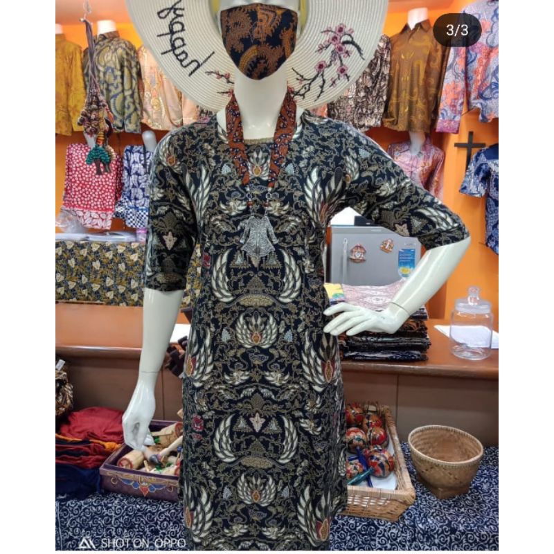 Toko bakul batik,Dres batik lengan 3/4