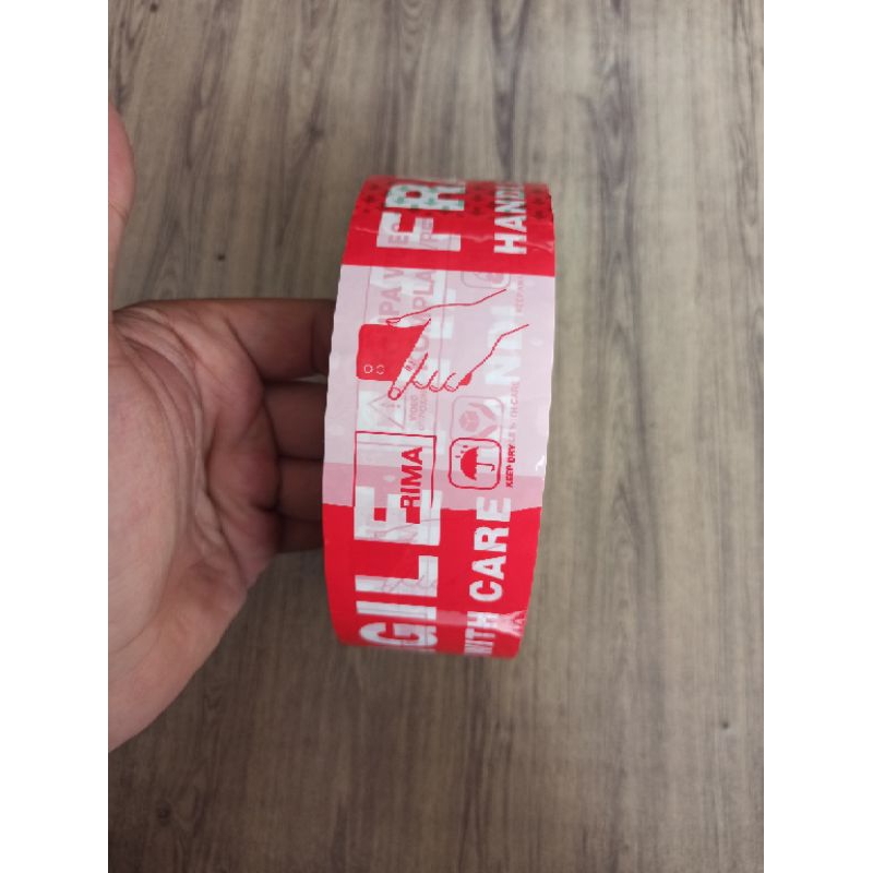 

LAKBAN FRAGILE UNBOXING MERAH PUTIH 48mm & 45mm REAL PACKING EXPERT