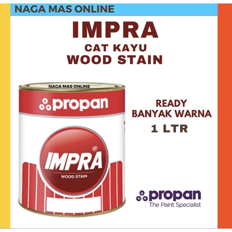 IMPRA WOOD STAIN CAT KAYU PROPAN / PEWARNA KAYU WOOD STAIN PROPAN CAT KAYU