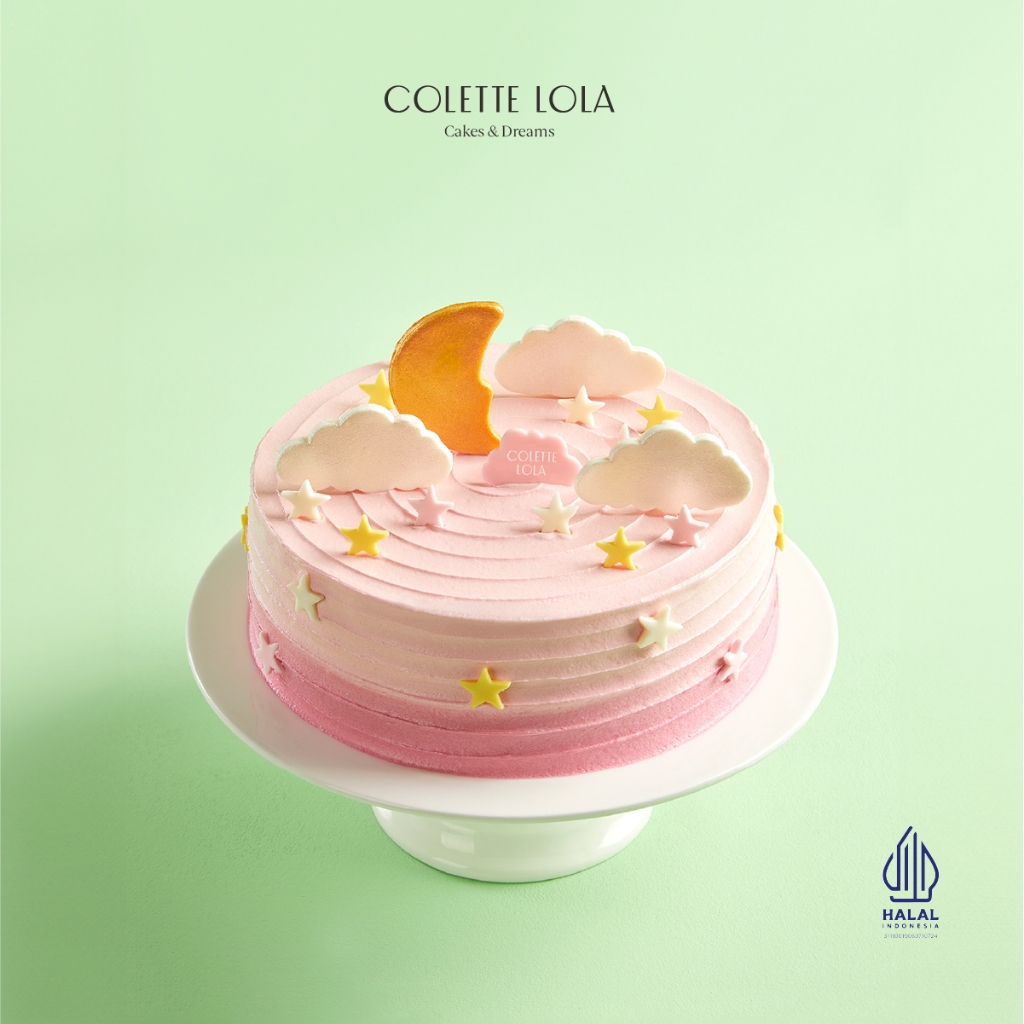 

Kue / Cake Colette Lola Twinkle Little Star Pink - Round 20cm