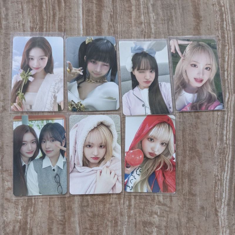 [ OFFICIAL ] PC PHOTOCARD IVE LIZ LEESEO WONYOUNG REI YUJIN BLANKET APPLE GYARU HEADPHONE ZOOM PAJAM