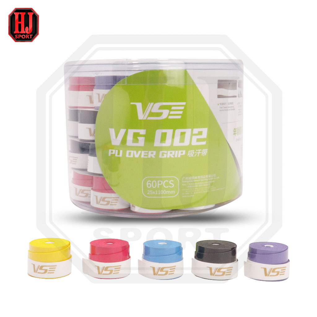 GRIP KARET BADMINTON VSE BULAT ORIGINAL WARNA WARNI