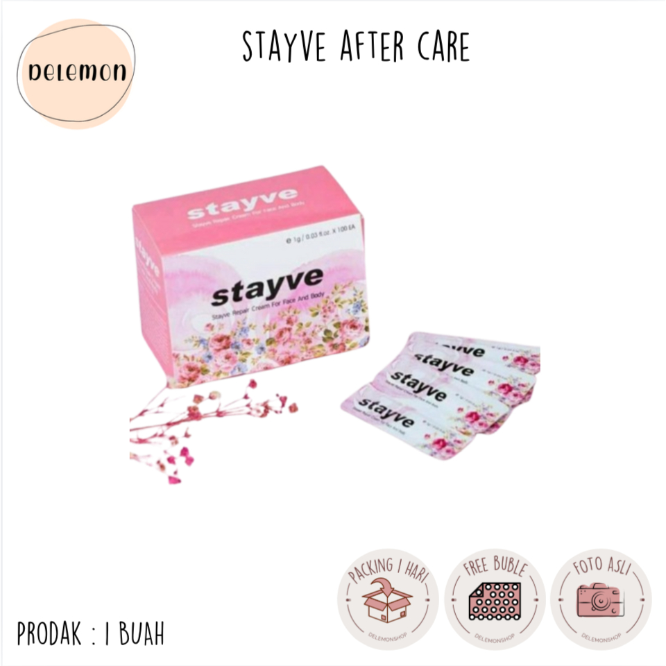 Stayve After Care & Repair Cream untuk BB Glow / Sulam ( Alis & Bibir )