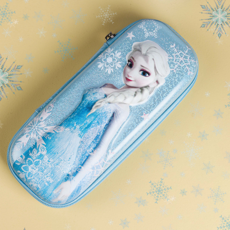 

Tempat Pensil Elsa Blue 3D Hardcase Pencil Case Waterproof Zipper Alat Tulis Serbaguna