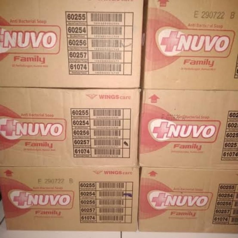 sabun nuvo tepak 1karton 72g