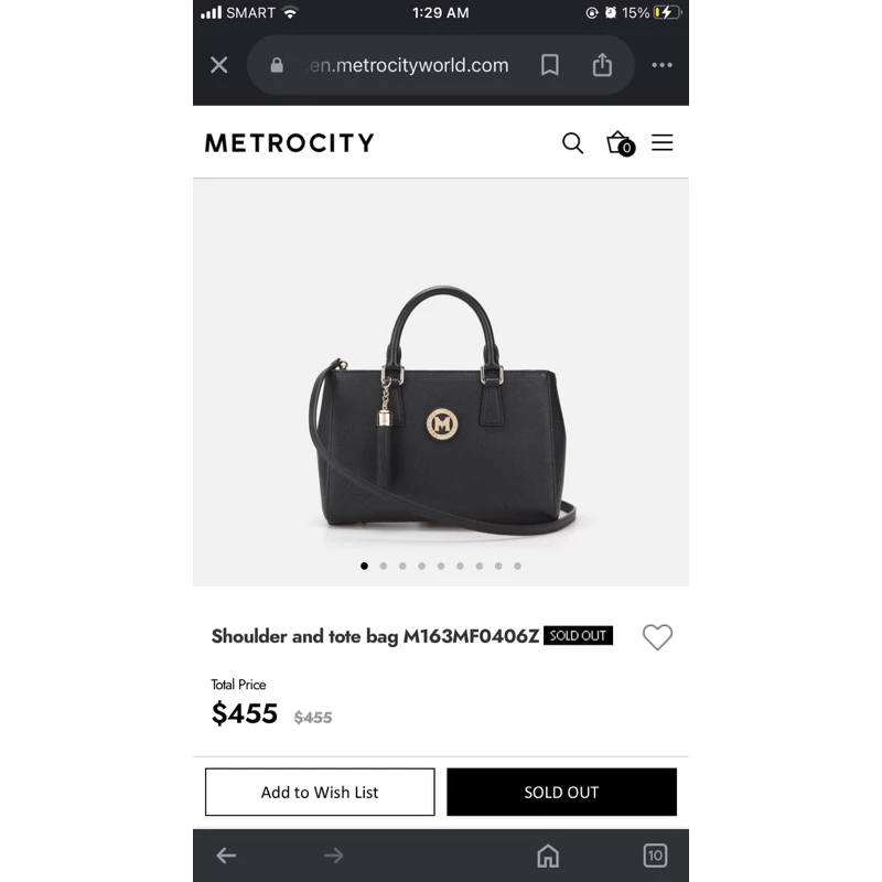 Metro City Original Shoulder and Tote Bag