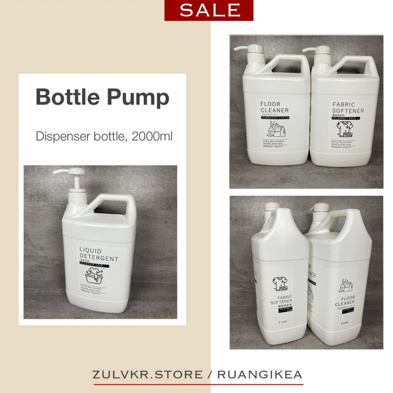 [Y2.0] Botol sabun PUMP Plastik Aesthetic hitam / Botol Pump Refill Shampoo / Refillable Bottle Deko