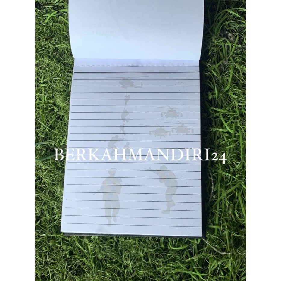 

Buku Saku TNI Catatan TNI Militer Note Kosong Polos