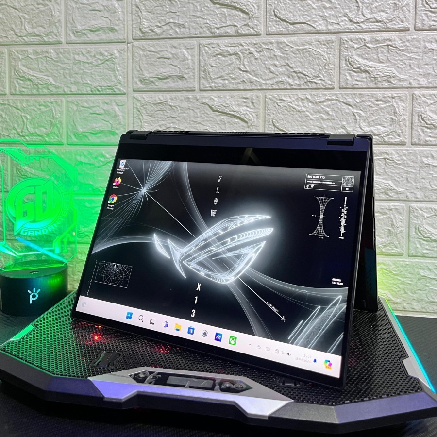Asus ROG Flow X13 GV301RC Ryzen 9 RTX 3050 Touch + Flip Ultrabook Gaming Desain Laptop