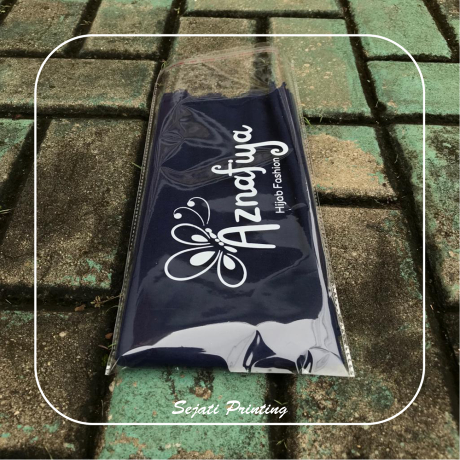 

Sablon Plastik OPP Tebal Standar 15x30cm , FREE DESAIN - SEJATIPRINTING