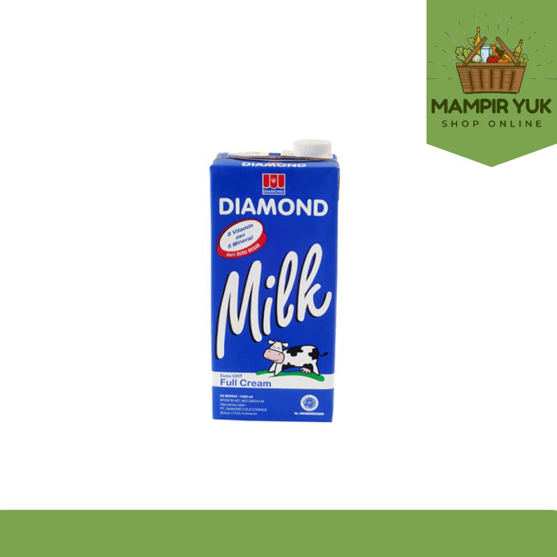 

Susu diamond milk full cream 1 liter | mampiryuk