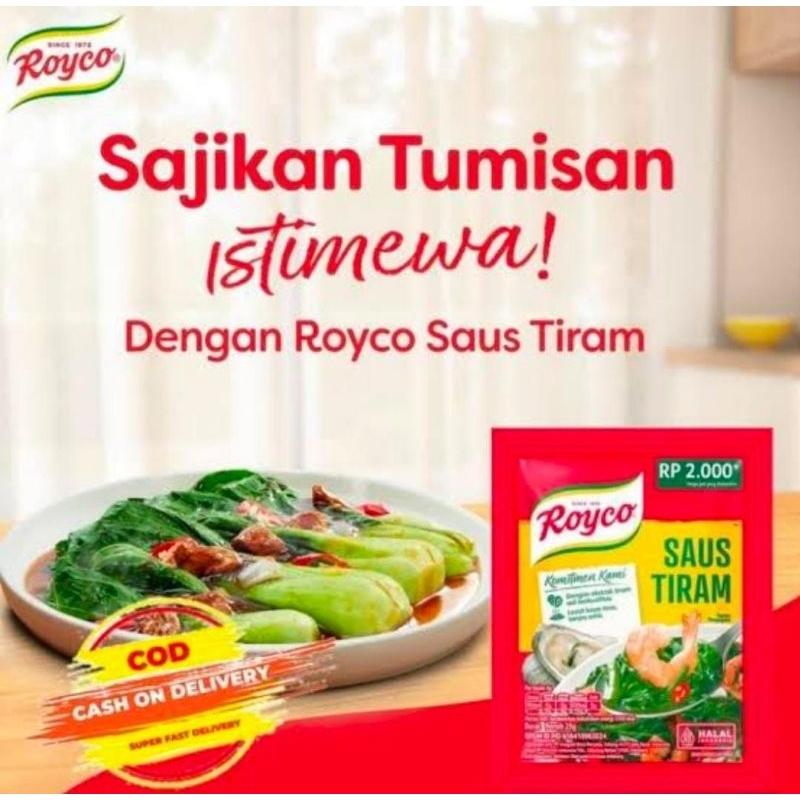 

royco saus tiram harga tertera per 10pcs
