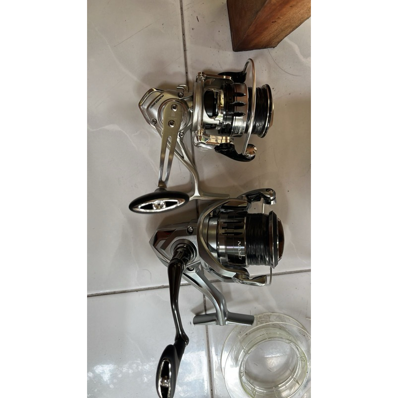 shimano nasci 4000 dan tridentech silver rays 300 plus benang pe 2  falcon 300m