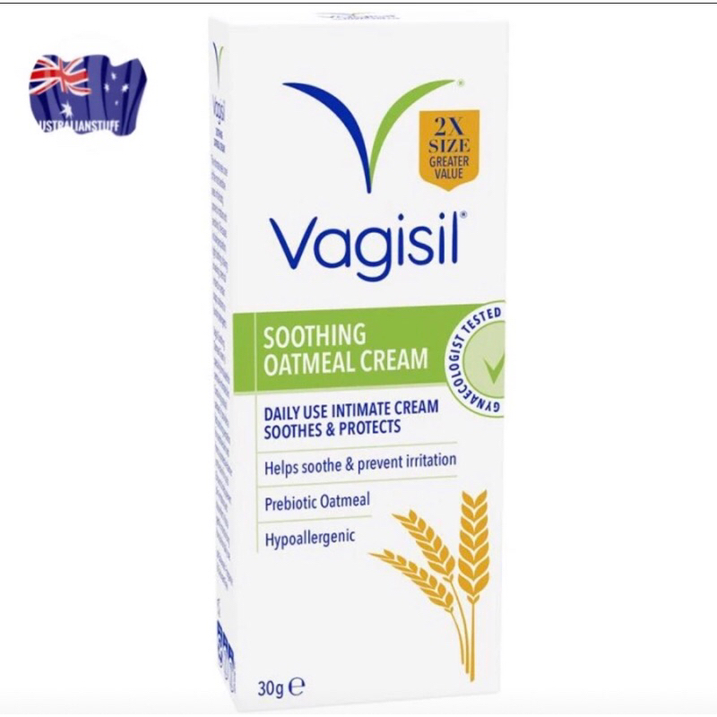 Vagisil Soothing Oatmeal Cream 30g Prebiotic