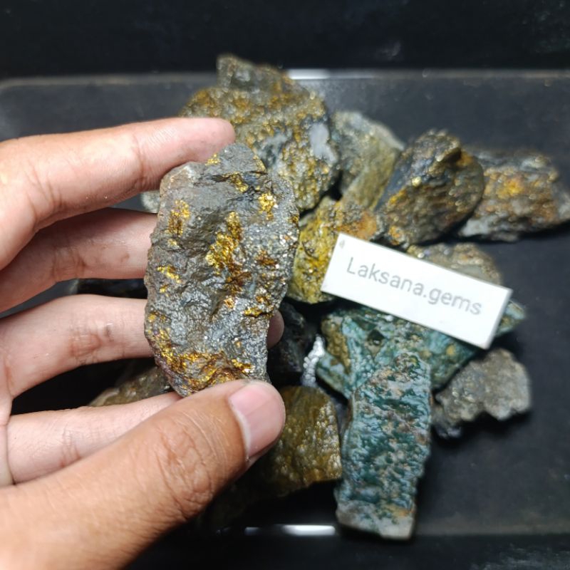 Bahan Rainbow Pyrite Multicolor Super / Natural Bongkahan Pyrite Good Quality