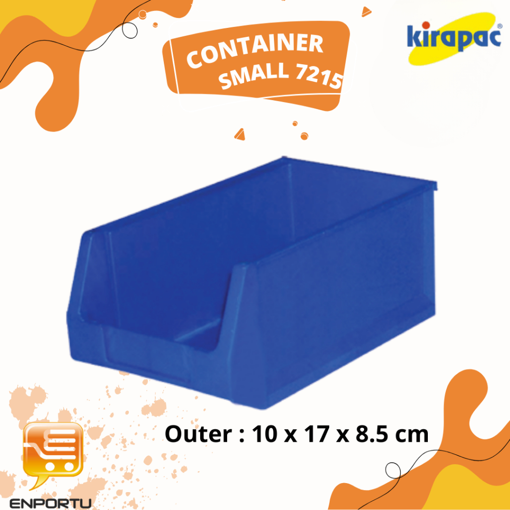 Kirapac Container Industri Kontener Kecil 1 PCS Wadah Serbaguna - 7215