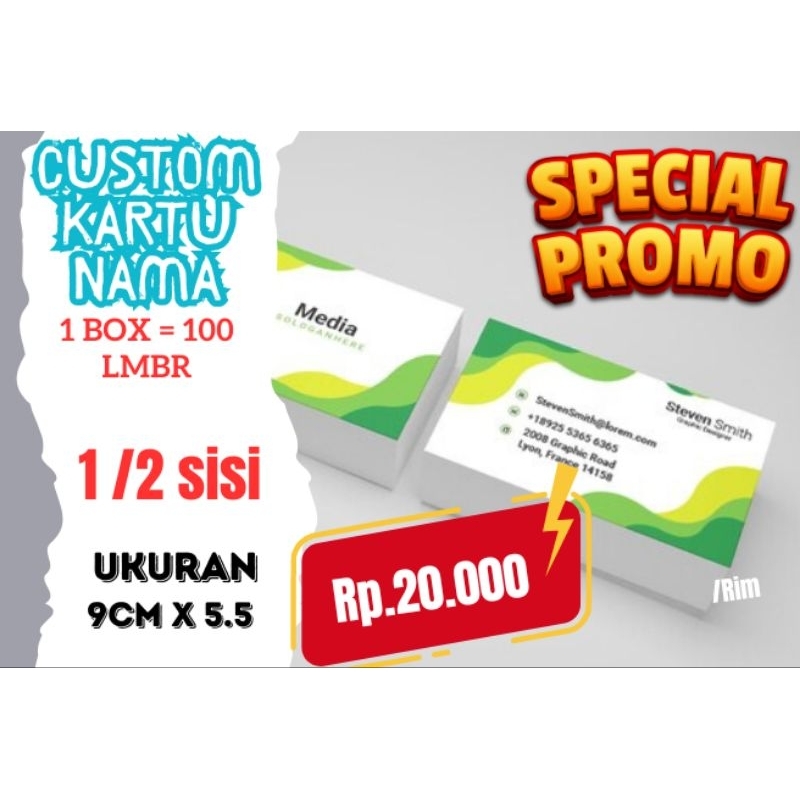 

KARTU NAMA 1 BOX