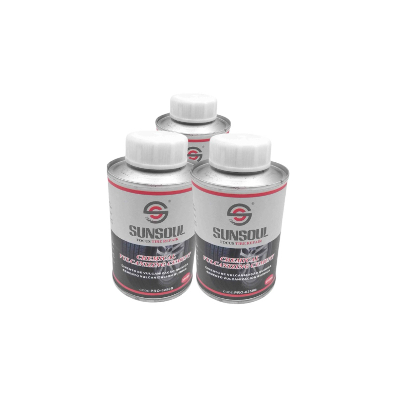 3 KALENG LEM TAMBAL BAN TIPTOP MOBIL / MOTOR SUNSOUL 250 ML
