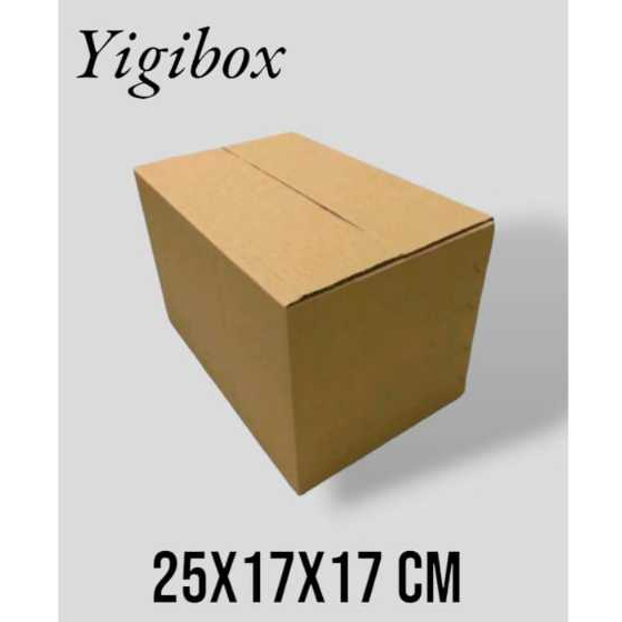 

Kardus Karton Box Ukuran 25x17x17 CM.... ST Single Wall Polos Untuk Packing Souvenir dll