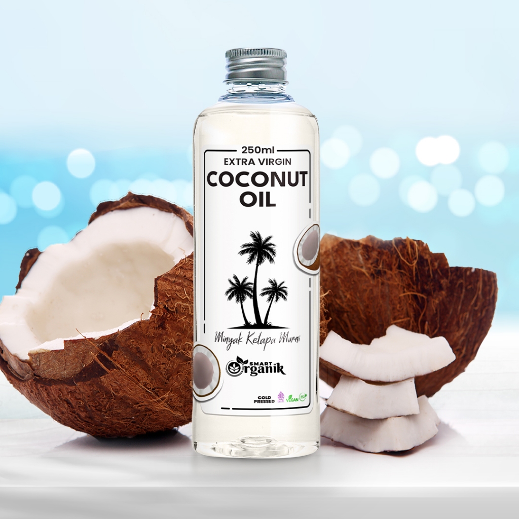 

SMART ORGANIK - Extra Virgin Coconut Oil VCO 250ml Minyak Kelapa Murni Asli 100% Natural