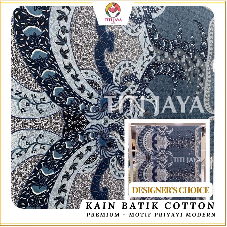 ( MOTIF PRIYAYI ) Kain BATIK ALUSAN Bahan Katun PREMIUM Adem Nyaman Untuk Kemeja Bawahan Kebaya Saru