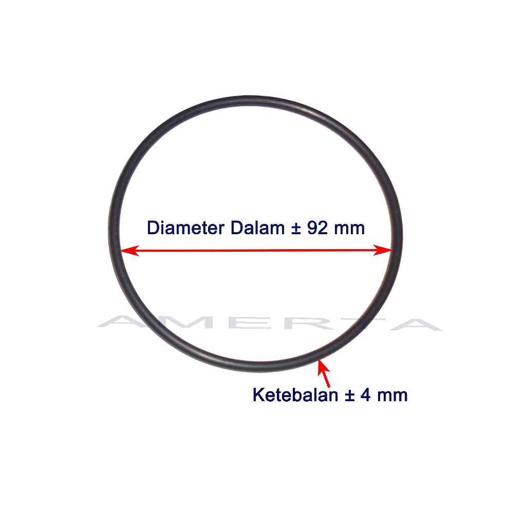 Karet Seal O-Ring ukuran 92 mm untuk Housing Filter Air