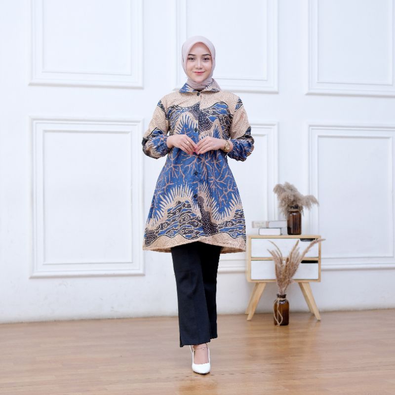 pakaian wanita blus dan tunik Batik