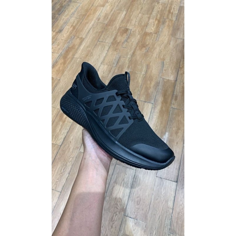 NEW ARRIVAL SEPATU SKECHERS SLIP-INS BOBS INFINITY MEN'S TRAINING SHOES-SKE118308NVY