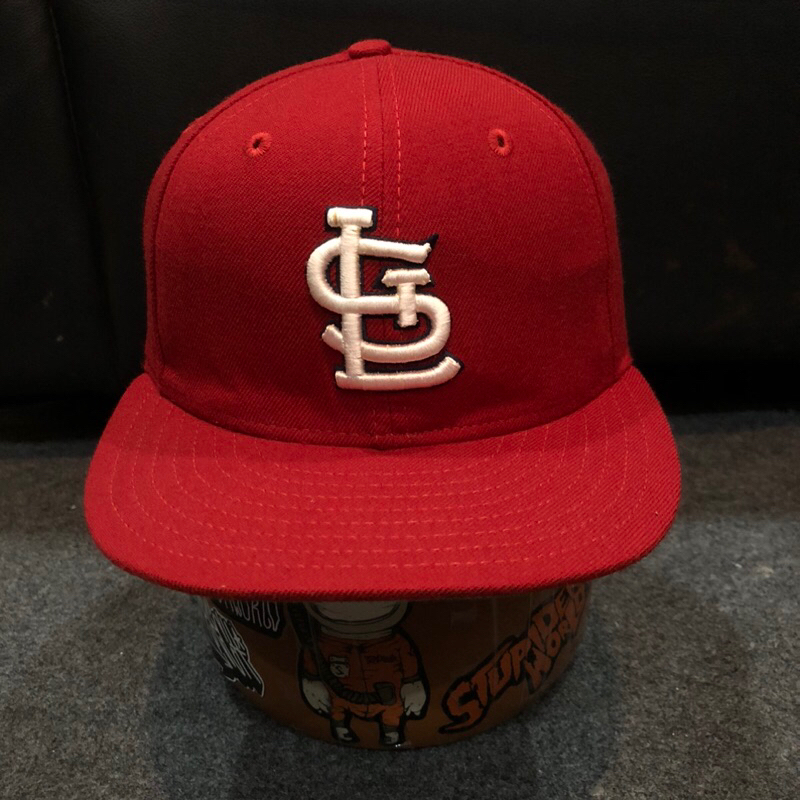 Topi New era vintage usa stl saint louis second original 7 1/8 bahan wool