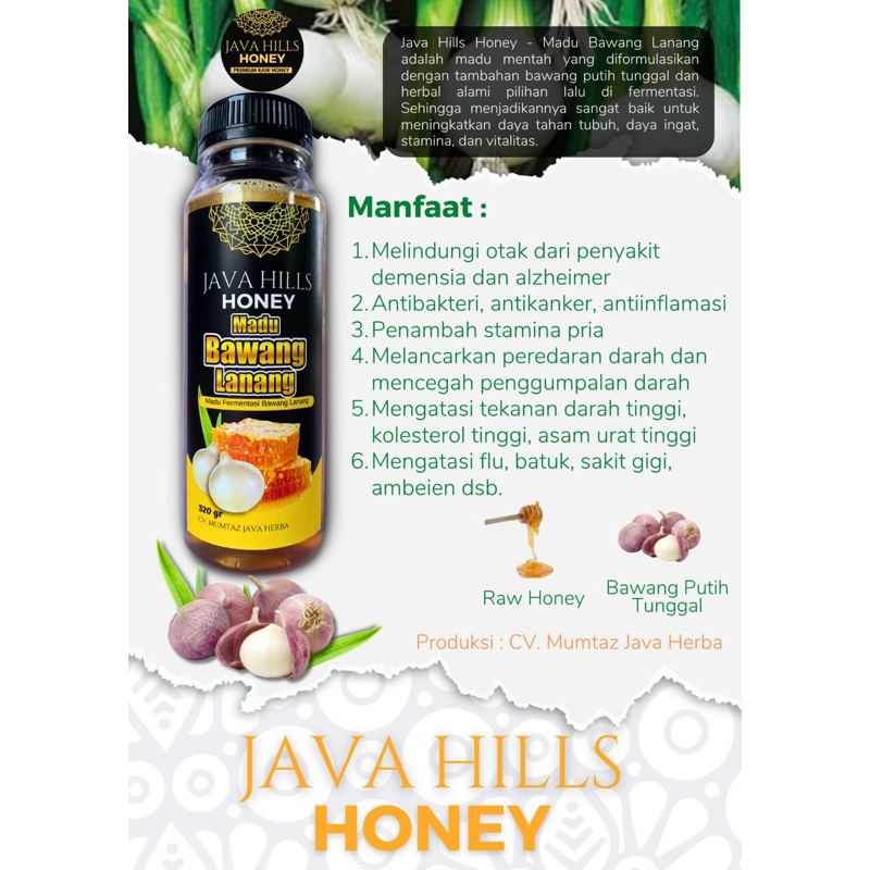 

Javahills Java Hills Honey Bawang Lanang 320gr
