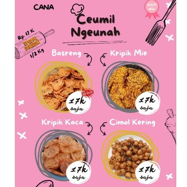 

Promo Ceumilan Ngeunah 1/2 kg 17K !!!