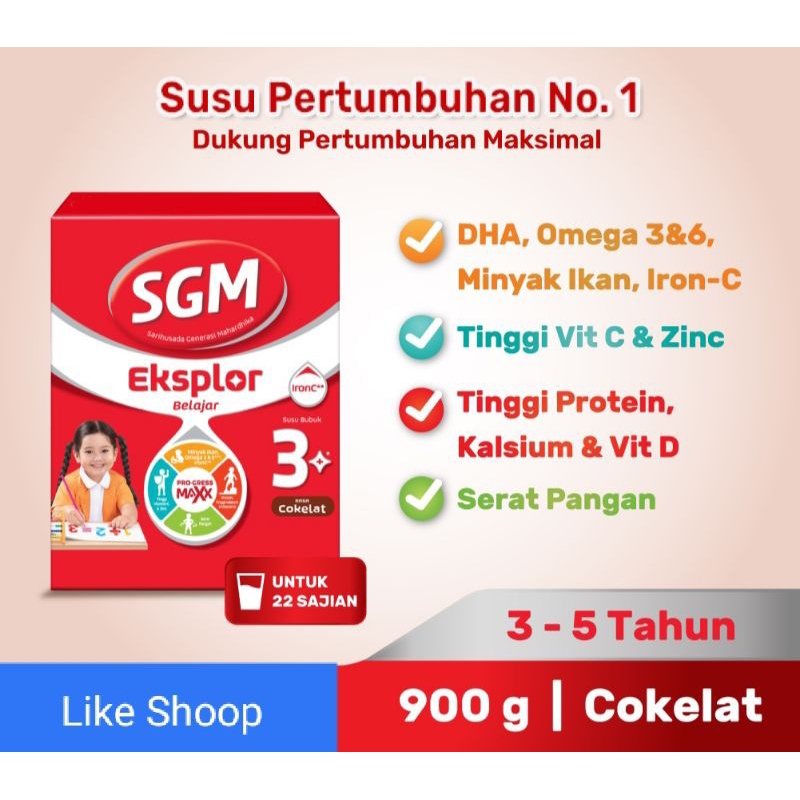 Susu SGM 3+ cokelat
