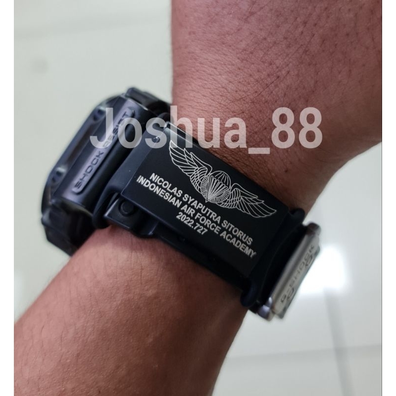 

ID Tag Watch_ Tag Id Patriot Military/Tag Road Custom Ukir Wing TNI AU Academy Bisa Ukir Nama Logo Sendiri