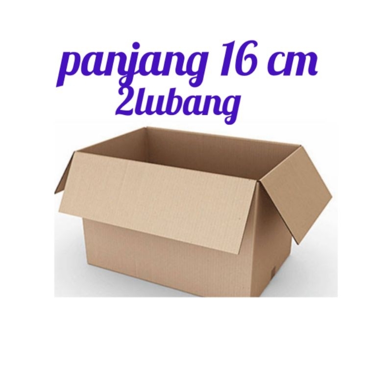 

dus panjang 16 cm coklat