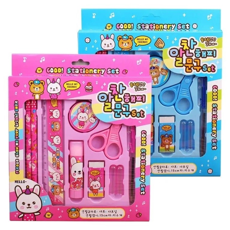 

Diskon Viral Alat Tulis Set 8in 1 Karakter Stationery KidsPaket Alat Tulis Motif Lucu Trendi Fashion