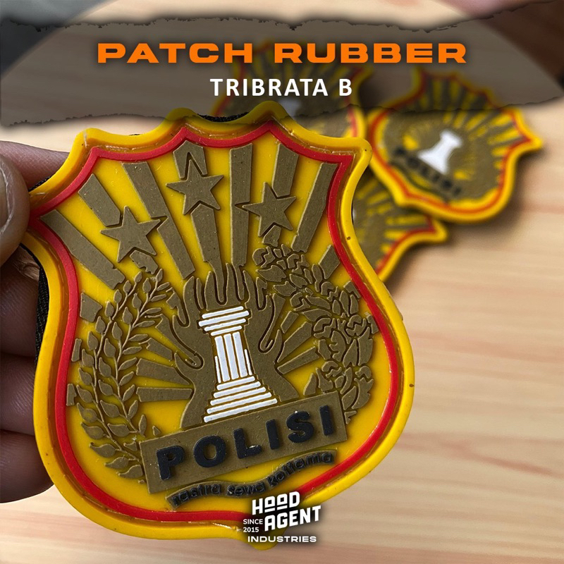 PATCH RUBBER KEWENANGAN POLISI || PATCH KARET