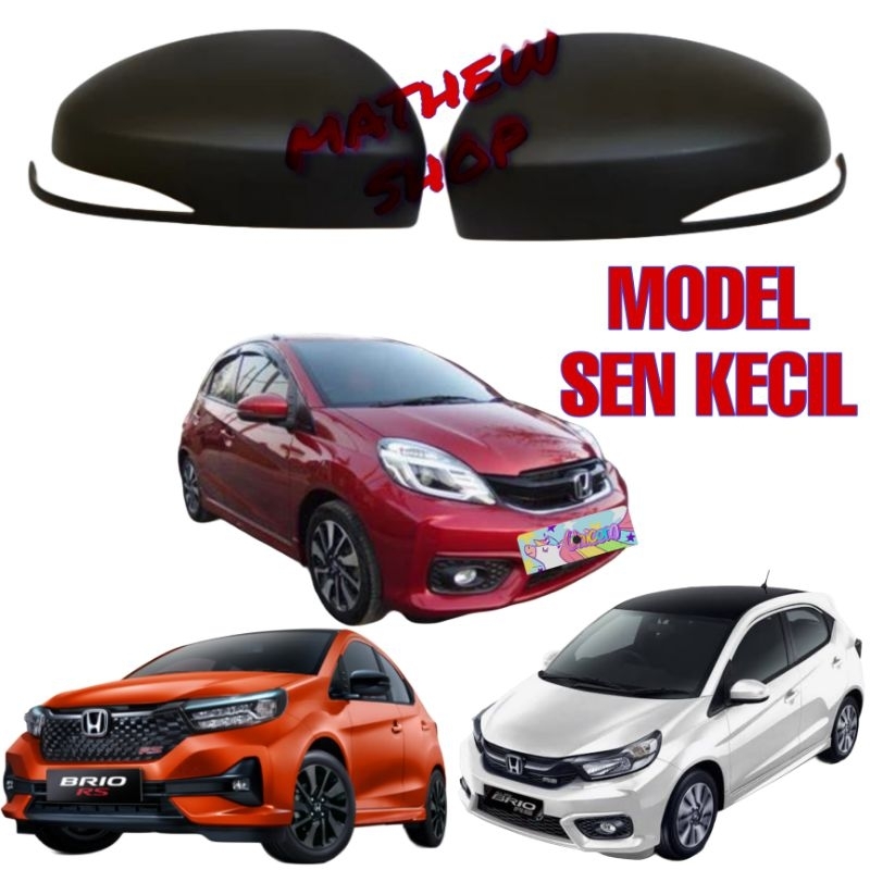 Cover Spion All New Brio RS 2018 2019 2020 2021 2022 2023 2024 Hitam Doff/ Garnish Tutup Spion New B