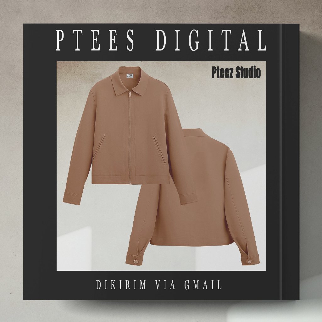 PD0163 - WORK JACKET MOCKUP - JAKET PSD - PHOTOSHOP