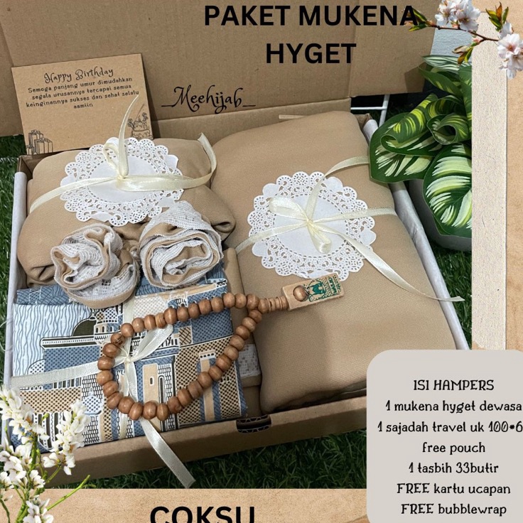 

Buruan Stok HAMPERS MUKENAH HYGET MURAH KADO PERNIKAHAN ULTAH