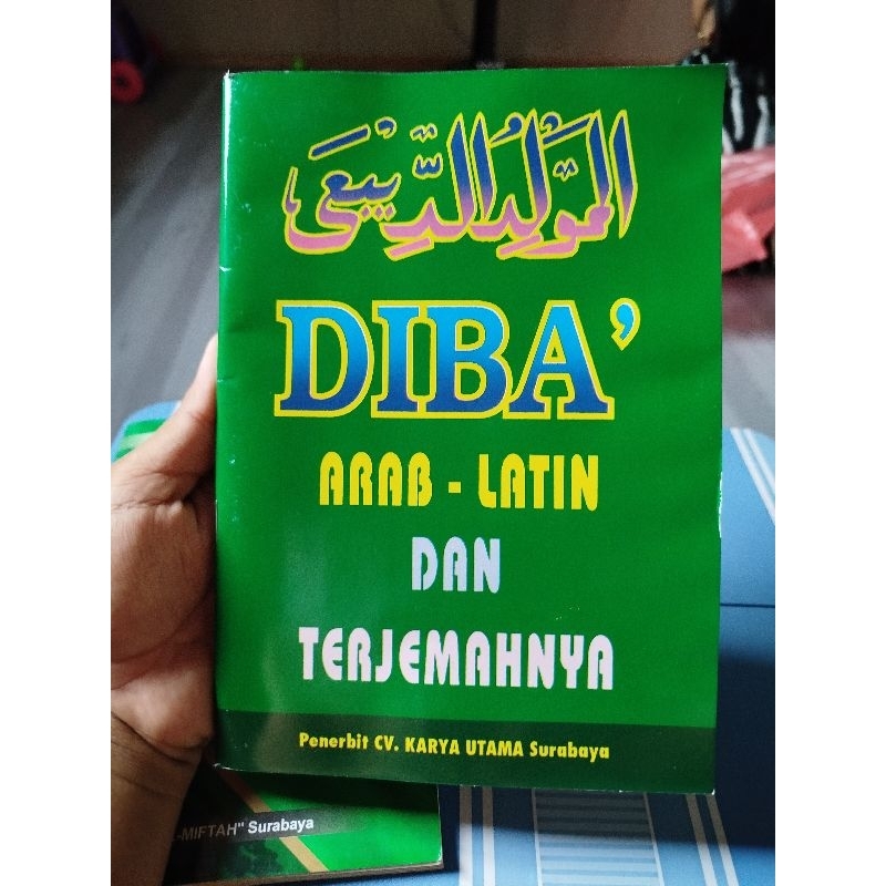kitab / buku maulid diba' arab latin dan terjemah ukrn besar terlarisss