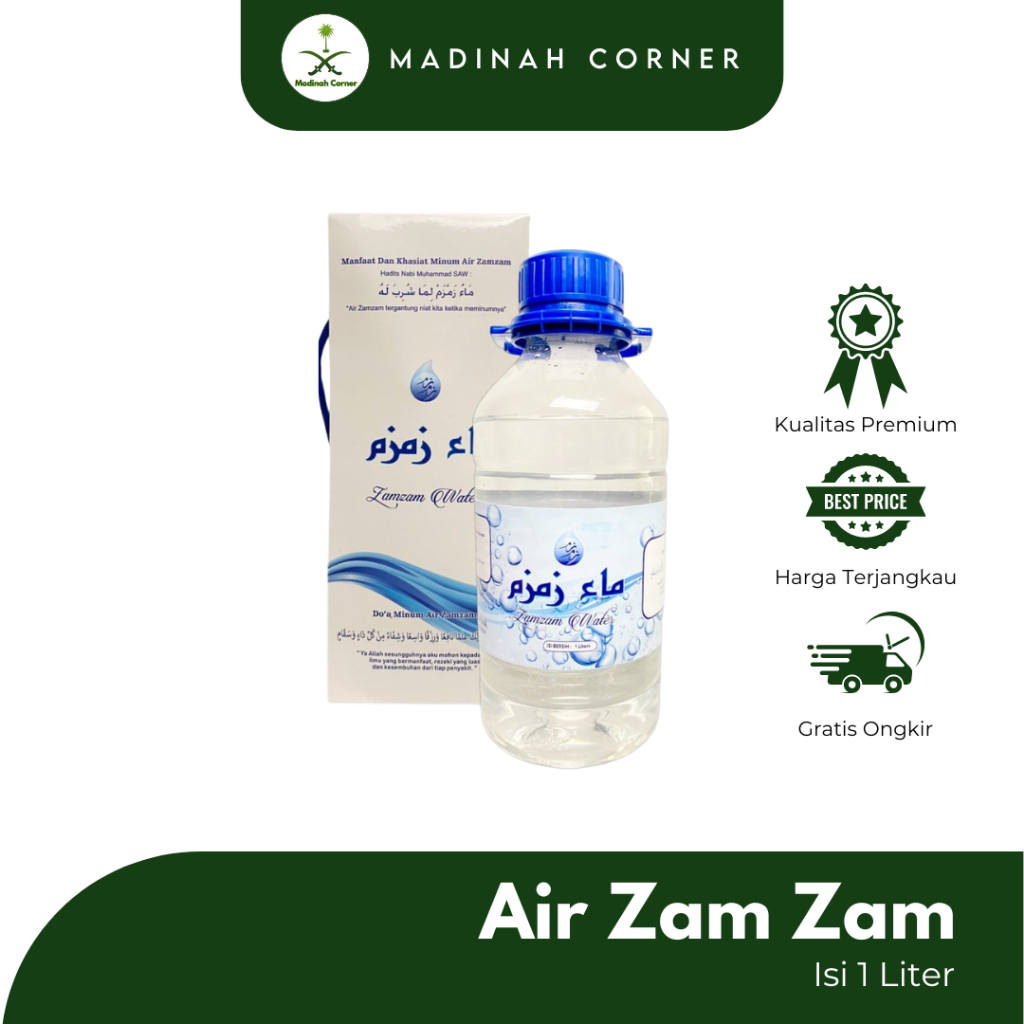 

Air Zam Zam 1 Liter Original | ASLI Air Zam Zam 1 Liter Dari Makah Zamzam Untuk Obat