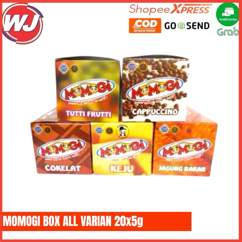 

MOMOGI BOX ALL VARIAN 20 BKS X 5g