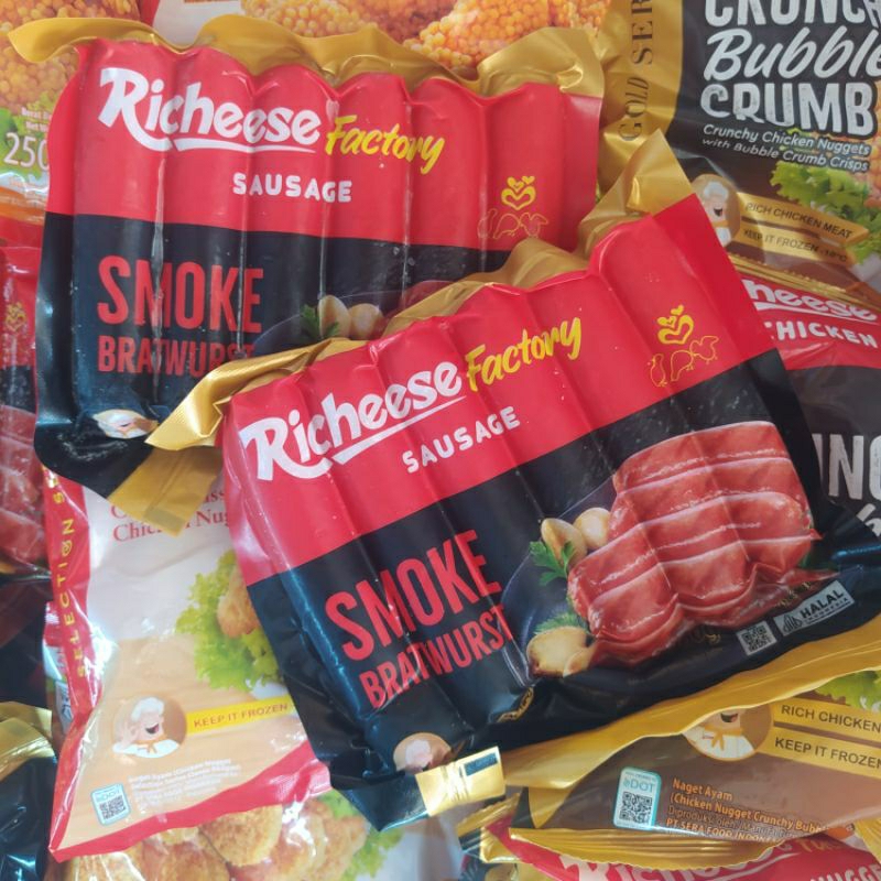 

sosis bratwurst Richeese 360gr/Richeese sosis bratwurst