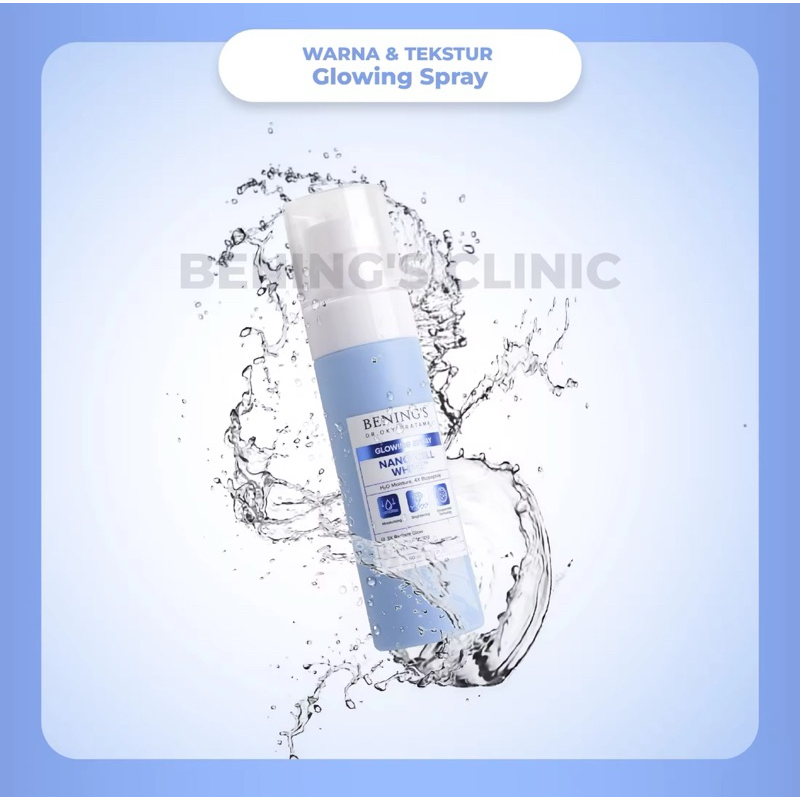 New Bening's Glowing Spray Nano Cell White / Benings Clinic