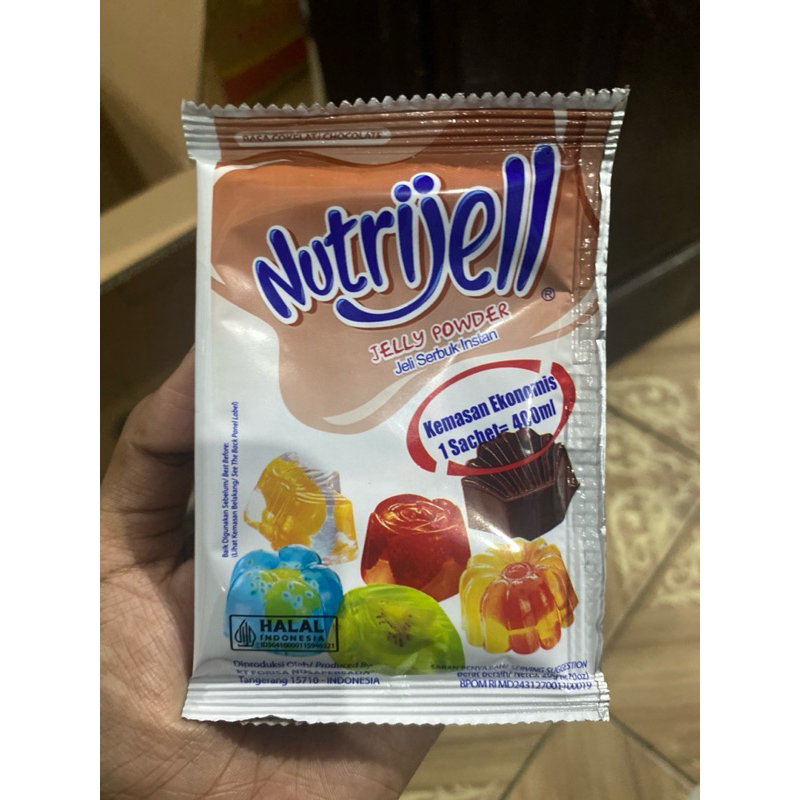 

Nutrijell Rasa coklat sachet kecil